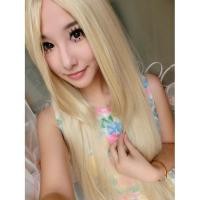 ราคา วิกผมบาร์บี้ คอสเพลย์ สีบลอนด์ทอง Cosplay wig วิกบาร์บี้ wc26 (83205906)
