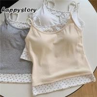 ราคา เสื้อสายเดี่ยวมีฟองน้ำ ลายดอกเล็กเต็มตัว แต่งขอบลูกไม้ คุณหนูห้ามพลาด happystory (29753118030)