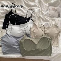 ราคา บราสายเดี่ยว เสื้อกล้าม สายเดี่ยว บราสายเดี่ยวแบบสวม happystory (29100741107)