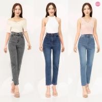 ราคา ส่งฟรี HIWARI JEANS รุ่น H8 ทรงบอลลูน ผ้ายืด เอวสูง (24501300178)