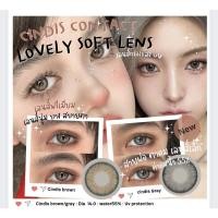 ราคา Premium Lens By Lovely Soft Mini Cindis gray brown ค่าสายตา0 00 700 (18361623502)