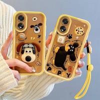 ราคา เคส OPPO A18 สำหรับ OPPO A18 A38 การ์ตูนสามมิติ เชือกคล้องมือประดับเคสโทรศัพท์ (25730142576)
