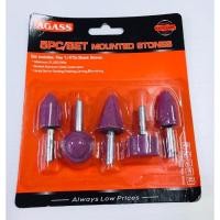 ราคา ดอกหินเจีย ลูกหินเจีย แกน 6 mm 1 4 นิ้ว 5ตัว ชุด ดอกหินขัด ลูกหินขัด ลูกขัด ลูกขัดชมพู ลูกขัดหินเจียร หัวขัดแกะสลัก (6960626584)