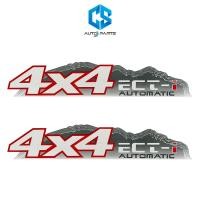ราคา สติ๊กเกอร์ 4x4 ECT I TOYOTA VIGO รุ่น1 เกียร์ออโต้ ติดข้างท้ายกระบะ (3418709242)