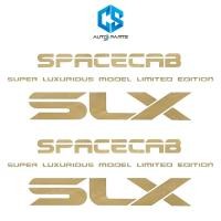 ราคา สติ๊กเกอร์ SPACECAB SLX ISUZU TFR ปี1994 (6515687551)