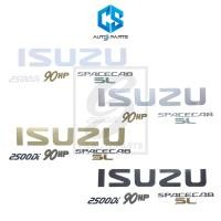 ราคา สติ๊กเกอร์ ISUZU 2500Di 90HP SPACECAB SL ติดฝาท้ายกระบะ ISUZU TFR (7215783076)