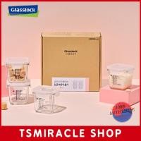 ราคา Glasslock Baby Pink Edition Square Glass Baby Food Airtight Container 270ml 4P (25414823983)