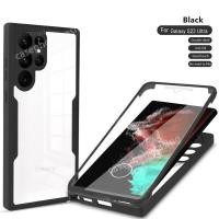 ราคา เคสป้องกันโทรศัพท์มือถือ กันกระแทก สองด้าน 360 องศา สําหรับ Samsung Galaxy S24 S23 Ultra Plus S23FE S 24 S24Ultra 5G 2024 S23Ultra S24Plus (24271228180)