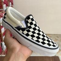 ราคา Vans Slip On รองเท้าผ้าใบลายหมากรุก One Foot Stick ขนาด 35 44 (26953631989)