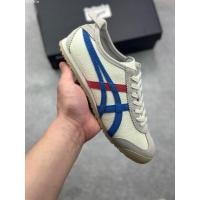 ราคา Onitsuka Tiger รองเท้าหนังผูกเชือก Lazy ขนาด 36 45 (26753177699)