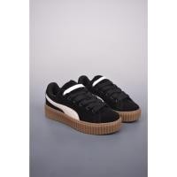 ราคา FENTY PUMA Creeper Phatty รองเท้าผ้าใบสีดำและสีขาวยางดิบขนาด 36 45 (26553438137)