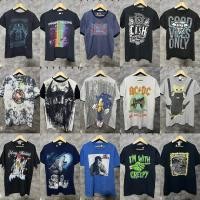 ราคา 12 เสื้อยืดมือสอง วง แรปเปอร์ ลายมันส์ ลายการ์ตูน ลายหนัง ราคาถูก (24614041351)