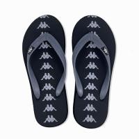 ราคา โค้ดคุ้ม 30 2506FASHDD รองเท้าแตะ KAPPA รุ่น LOGO LINEAR สี BLACK GRAY FF2401 L BLK (25023120219)