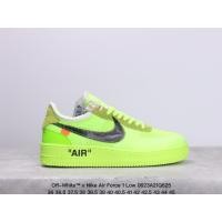 ราคา Off White x Nike Air Force 1 Low Vlot 2 0 รองเท้าผ้าใบสำหรับผู้ชายและผู้หญิง รุ่น AO4606 ขนาด 36 45 (28053631520)