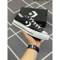 ราคา Converse Star Player 76 รองเท้าผ้าใบสีดำและสีขาวสำหรับผู้ชายและผู้หญิงขนาด 35 45 (29751005712)
