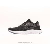 ราคา Nike Epic React Flyknit 2 รองเท้าวิ่งสไตล์ผู้ชาย สีดำ ดำ ขนาด 36 45 (26152842586)