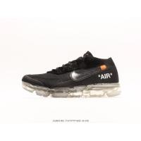 ราคา Off White x Nike Air Vapormax Flyknit 2 0 รองเท้าผ้าใบสีดำและสีขาวสำหรับผู้ชายและผู้หญิงขนาด 36 45 (25978292322)