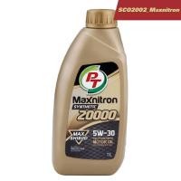 ราคา 1ลิตร น้ำมันเครื่องสังเคราะห์แท้ Pt Maxnitron Synthetic 20000 5W 30 (12398990234)