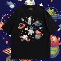 ราคา เสื้อเฮีย เสื้อ cat space ผ้า Cotton 100 ผ้าSOFT (19589721830)