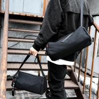 ราคา W F Fashion มีสินค้า กระเป๋าสะพายไหล่ สะพายข้าง ทรงกระบอก แฟชั่น เรียบง่าย สำหรับผู้ชาย (5841369091)
