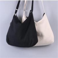 ราคา กระเป๋าผ้า แคนวาส สะพายข้าง Shoubu เรียบ สวย ขาว ดำ สไตล์มินิมอล minimal (1200225986)