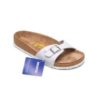 ราคา Birkenstock 811 รองเท้าแตะชายหาดสไตล์ใหม่ Madrid Cork รองเท้าแตะสไตล์ฤดูร้อนสีขาวทั้งหมด (29303331528)