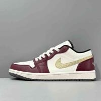 ราคา Nike AJ1 low Top Air Jordan 1 low SE Shock Absorption Anti Slip Wear Resistant low Top Retro รองเท้าบาสเก็ตบอล FJ5735 100 (27253688742)