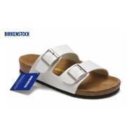 ราคา Birkenstock Arizona Soft Sole Double Button Men Women Beach Sandals 751 White Matte (27000848930)
