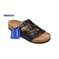 ราคา Birkenstock 803 รองเท ้ าแตะชายหาดสไตล ์ ใหม ่ Florida Cork สไตล ์ ฤดูร ้ อนผู ้ ชายผู ้ หญิงสีดํา (26802411895)