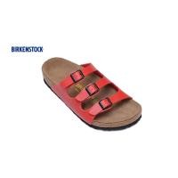 ราคา Birkenstock 803 Florida ใหม่ รองเท้าแตะชายหาด สไตล์ฟลอริด้า ไม้คอร์ก ฤดูร้อน สําหรับผู้ชาย ผู้หญิง สีแดง สามเส้น (25572775802)