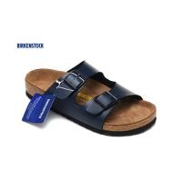 ราคา Birkenstock Arizona รองเท้าแตะชายหาด พื้นนิ่ม ปุ่มคู่ สีฟ้า สําหรับผู้ชาย ผู้หญิง 751 (24026122792)