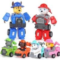 ราคา หุ่นยนต์รถยนต์ Paws Patrol Transformer ของเล่นเสริมการศึกษา สําหรับเด็ก (22378934807)