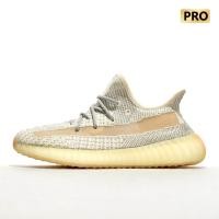 ราคา Yeezy Boost 350 V2 Lundmark สะท้อนแสง ผ้าไหมสีขาว Gypsophila คู่สบาย Anti slip กีฬารองเท้าวิ่งลําลอง 36 45 KHPE (28203819130)