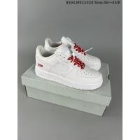 ราคา Supreme Air Force 1 รองเท้าผ้าใบสีขาวต่ํายี่ห้อใหม่ CU9225 100 WGQI (27703818278)