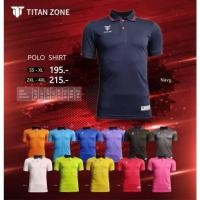 ราคา เสื้อกีฬาโปโล TITAN ZONE ผ้านุ่มใส่สบาย ราคาส่ง ราคาถูก SS 4XL พร้อมส่ง (25619926251)