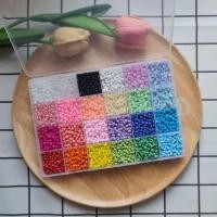 ราคา พร้อมส่ง เซ็ทลูกปัดเม็ดทราย 3mm 4mm ลูกปัดลาย (25669887448)