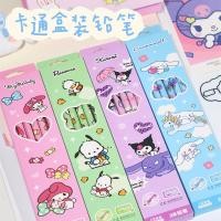 ราคา ดินสอไม้ 2B 12แท่ง กบเหลาดินสอ ลายการ์ตูน คุโรมิ มายเมโลดี้ ชินนาม่อนโรล โปชาโกะ (24321944314)