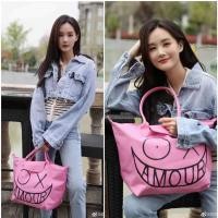 ราคา Ready Stock original 100 Longchamp 1899 1500 joint graffiti ladies shoulder Messenger bag long handle handbag shopping bag mini dumpling bag Tote bag Sling bag (27251000556)