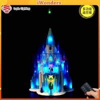ราคา iwonders เฉพาะไฟ no บล ็ อก 43197 ปราสาทหิมะน ้ ําแข ็ ง Elsa Disney Princess LED รีโมทคอนโทรลแสง (27051462457)