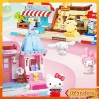 ราคา บล็อกตัวต่อ รูปการ์ตูน Sanrio My Melody MOC Hello Kitty PomPomPurin ของเล่นสําหรับเด็ก (16877285453)