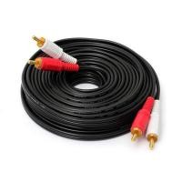 ราคา สายสัญญาณเสียง 2 ออก 2 RCA เชื่อมต่อสายสัญญาณเสียงลำโพงขนาด (21876255601)