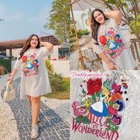 ราคา Alice In Wonderland so cute Dress เดรสผ้าฉลุ (23641180356)