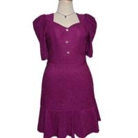 ราคา พร้อมส่ง เดรส อก 38 48 นิ้ว เดรสสาวอวบ พลางหุ่น ชุดทำงาน ออกงาน ไปงานแต่ง ชุดราตรี size 2xl 6xl ใส่ได้ รหัส D8 (24563596332)