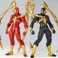 ราคา Kaiyodo SEN TI NEL Iron Spiderman Action Figure Revoltech Model Collection ของเล่น (29503692674)