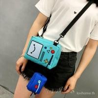 ราคา กระเป๋าสะพายไหล่ ขนาดเล็ก ลายการ์ตูนหุ่นยนต์ Adventure Time น่ารัก สําหรับเด็ก (25123738739)