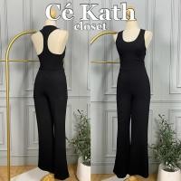 ราคา Cekathจั๊มกางเกงทรงกล้ามเว้าหลัง ผ้าเรย่อน LB28 (26903207230)