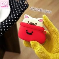 ราคา Ins ซิลิโคนการ ์ ตูนลูกสุนัขรวมทุกอย ่ างน ่ ารักเดิมเหมาะสําหรับ Airpods 1 2nd Generation เคสป ้ องกัน Airpods ใหม ่ 3rd Generation Apple ไร ้ สายบลูทูธชุดหูฟัง AirpodsPro Creative Shock resistant (2