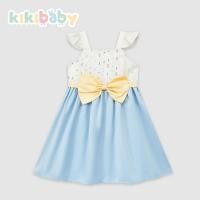 ราคา 90 130 Dress เดรสสีฟ้า พร้อมส่ง ผ้าทิ้งตัว มีซับใน สำหรับเด็กผู้หญิง ชุดออกงาน ลูกคุณหนู KP0256 (26000076496)