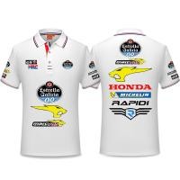 ราคา Honda honda RAPIDI Fleet แขนสั้น F1 Racing Jersey รถจักรยานยนต์เสื้อยืดขี่เสื้อโปโล Fleet Overalls ผู้ชายเสื้อลําลอง (27404025290)