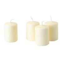 ราคา IKEA อิเกีย ของแท้ แท้ ขายถูกมาก เทียนแท่ง สีธรรมชาติ บรรจุ 4 ชิ้น ระยะเวลาเผาไหม้ 15 ชม ต่อ 1 ชิ้น (29003494273)